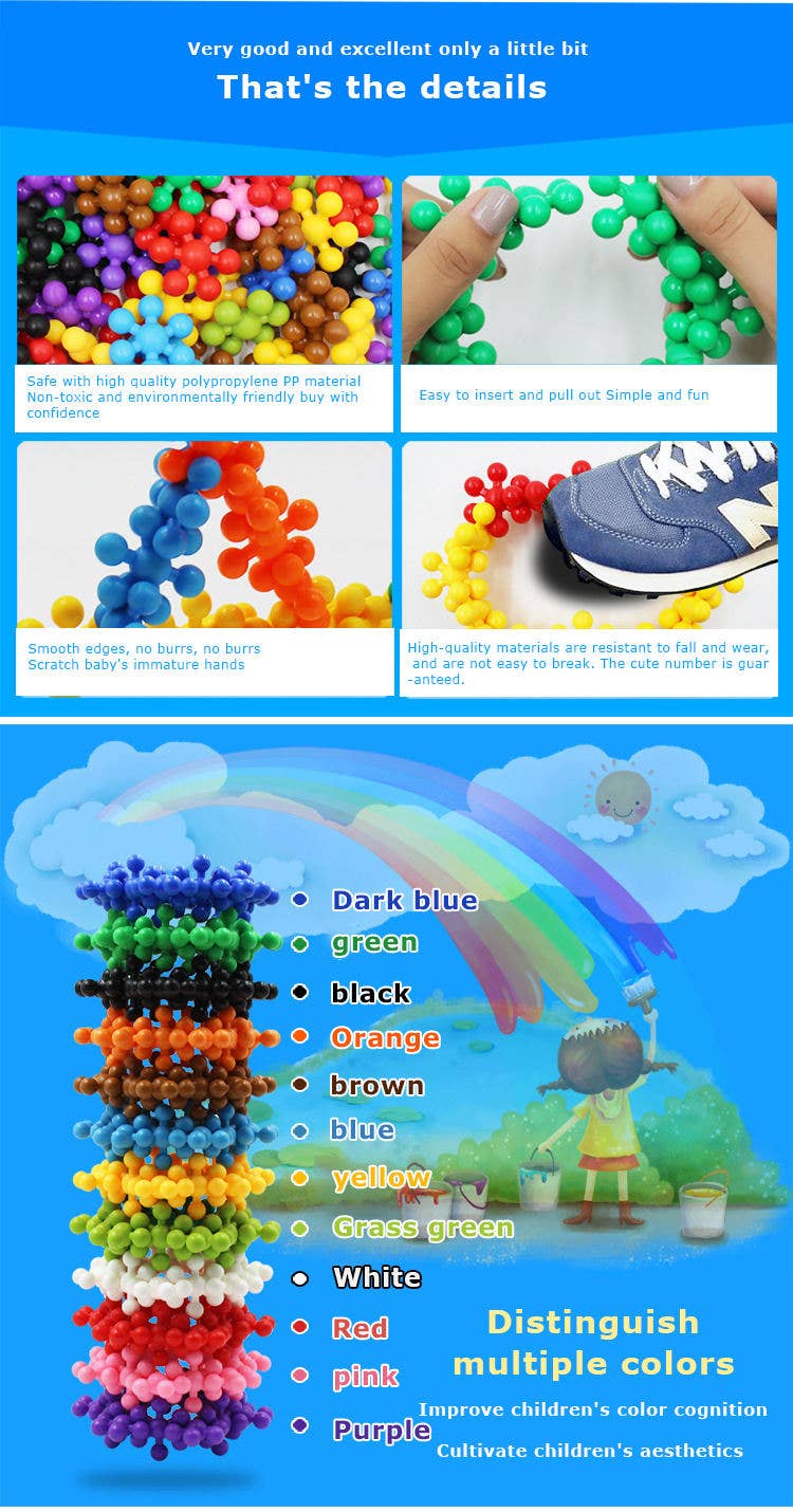 Infinite Basics - Wholesale Building Set - Kids - 200 Pieces 3D Interlocking Building Blocks STEM Toy28