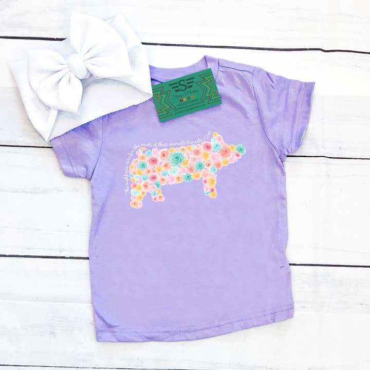 Flying S Company – wholesale Screen printed t-shirt – Women′s – Girls Bible Barnyard Tee