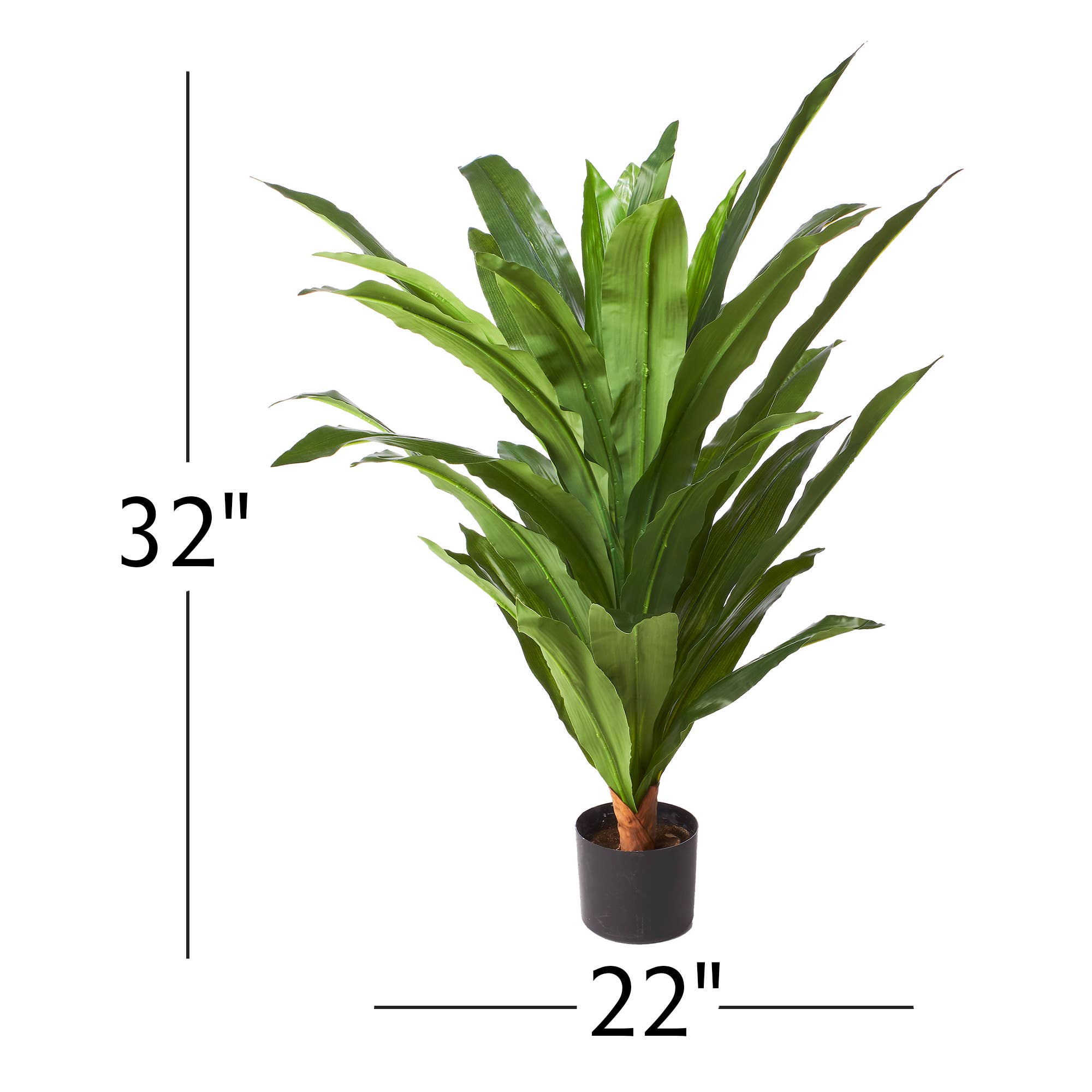Portofino International Trading, USA - Wholesale Artificial Plant - Artificial Potted Dracaena Fragrans Plant1