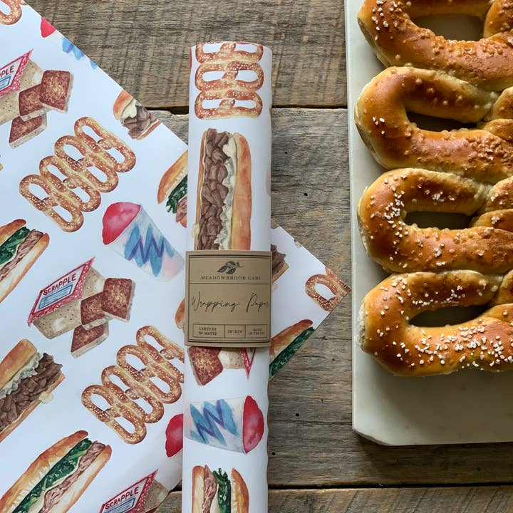 Meadowbrook Lane - Vente Rouleau de papier cadeau - Papier d'emballage Philly Phood5