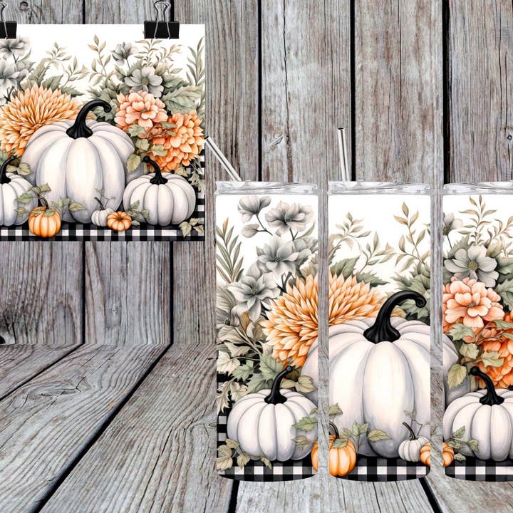 BICCHIERE ZUCCHE BIANCHE per la vendita all'ingrosso da parte di Mama’s Grit and Grace