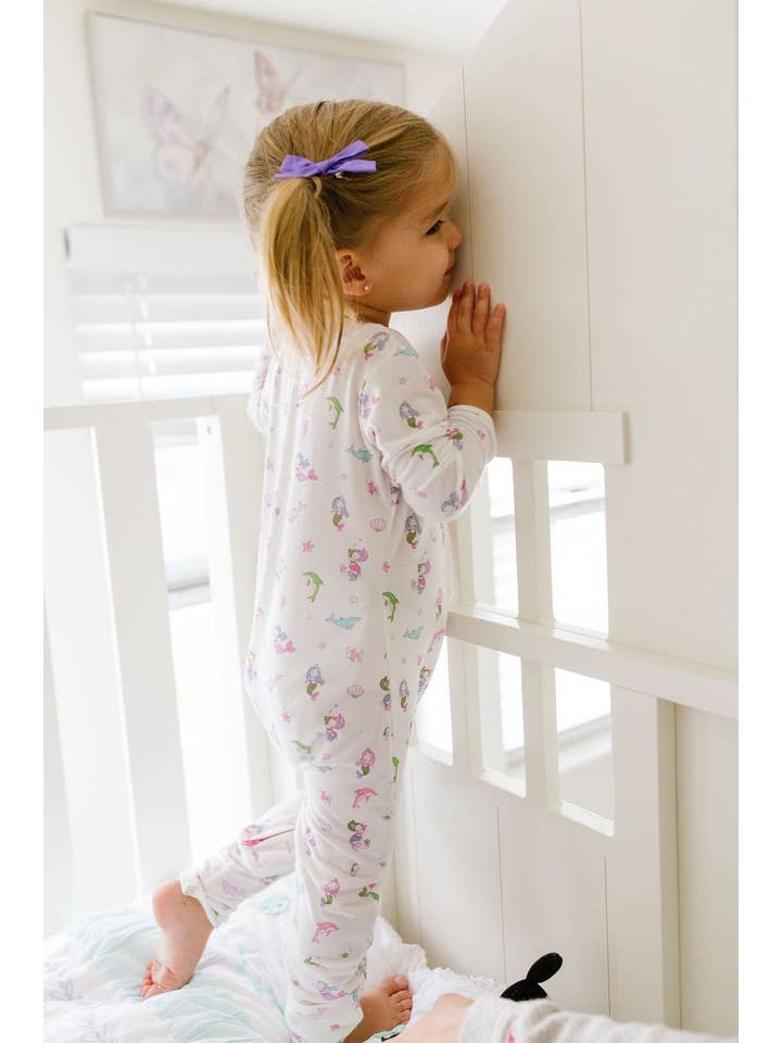 Bellabu Bear - Wholesale Sleepsuit - Baby - Mermaid Bamboo Baby Pajamas2