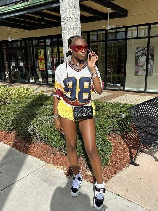 v neck oversized t shirts for wholesale by Fashion Combination