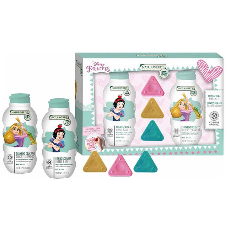 Jactal - Wholesale Body Wash/Shower Gel - Kids & Baby - NATURAVERDE Disney Princess Shower Set