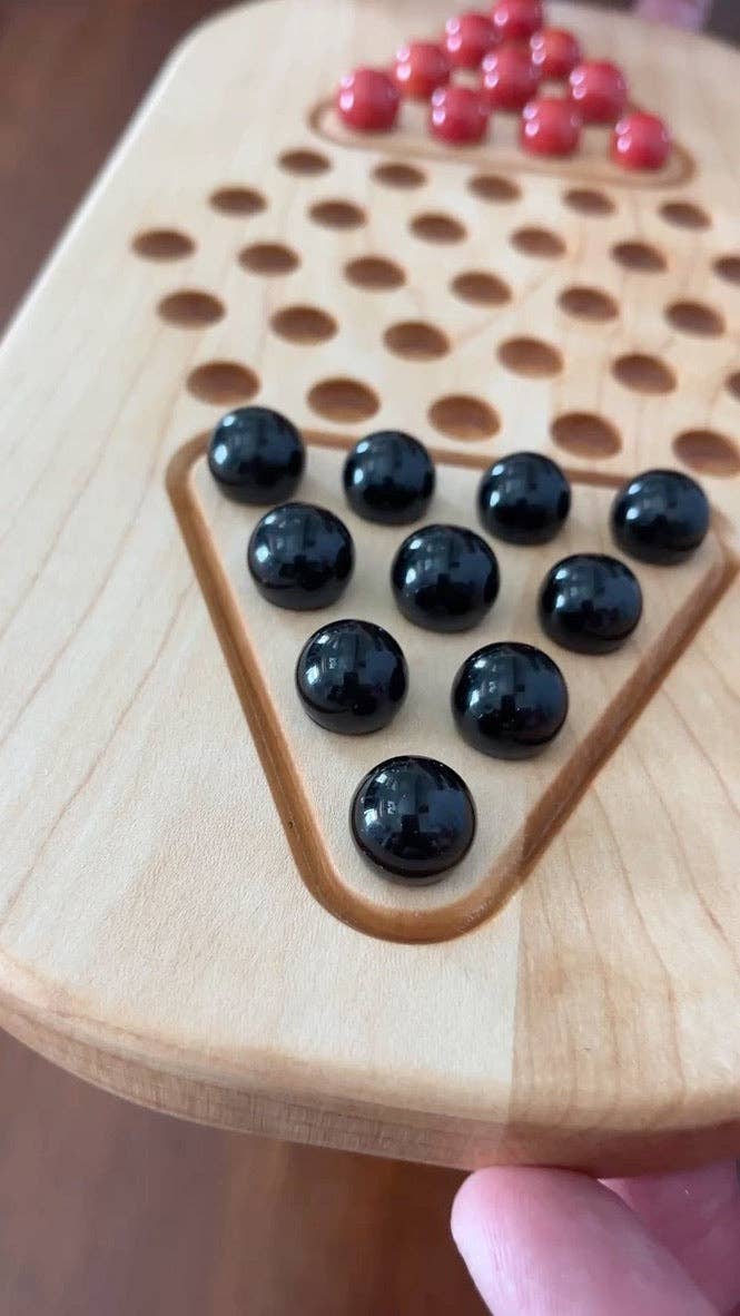 Lakeline Designs - Wholesale Board Game - Travel Chinese / Star Checkers – 2-Player Mini Board Game6