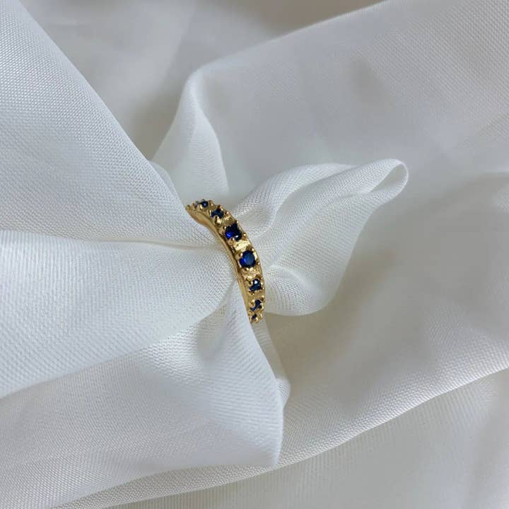 Love Local Jewelry - Wholesale Multi-Stone Ring - FREYA SAPPHIRE RING9