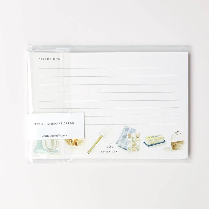 emily lex studio - Wholesale Recipe Card - baking recipe cards4