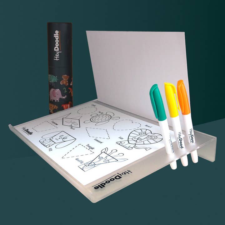 Acrylic MiniMat Retail Display for wholesale by HeyDoodle