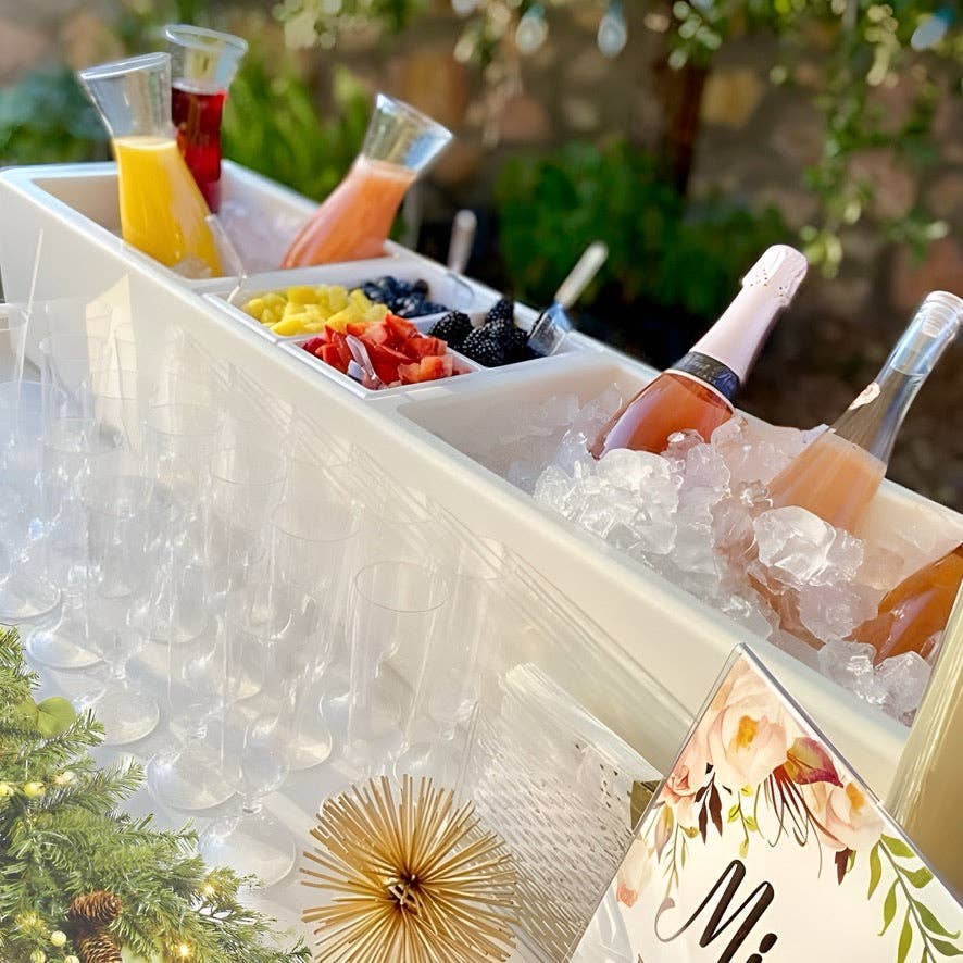 REVO Coolers - Vente Glacière/sac isotherme - Glacière REVO Party Barge™ | Blanc Polaire2