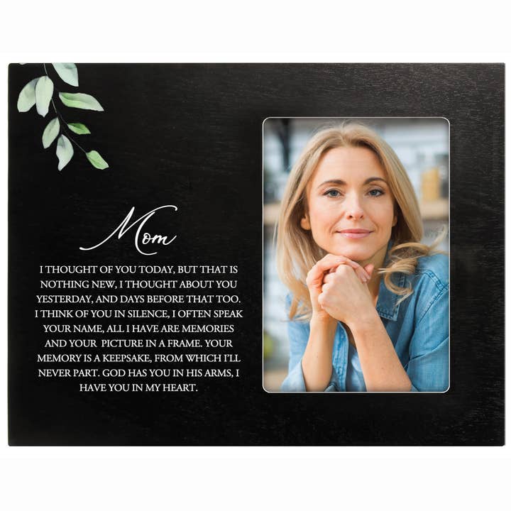 Mom Bereavement Memorial Photo Frame: I Thought Of You Today for wholesale by LifeSong Milestones