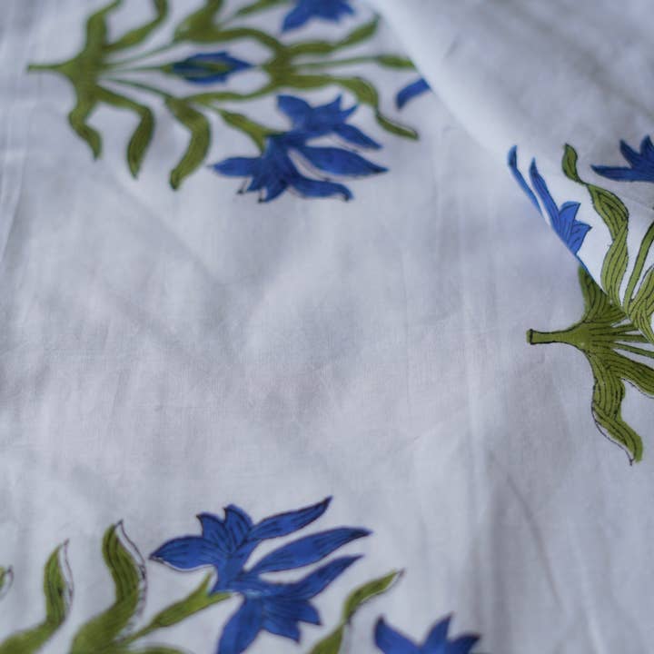 Annahmol - Wholesale Quilt - Kids & Baby - Wood Block Print Reversible Cotton Baby Blanket25