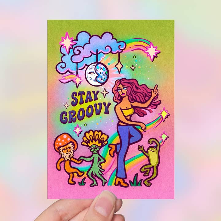 Stay groovy - Card for wholesale by SeeknRevel