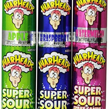 Shop The King - Wholesale Hard Candy - Warheads Sour Spray 24 Per Box2