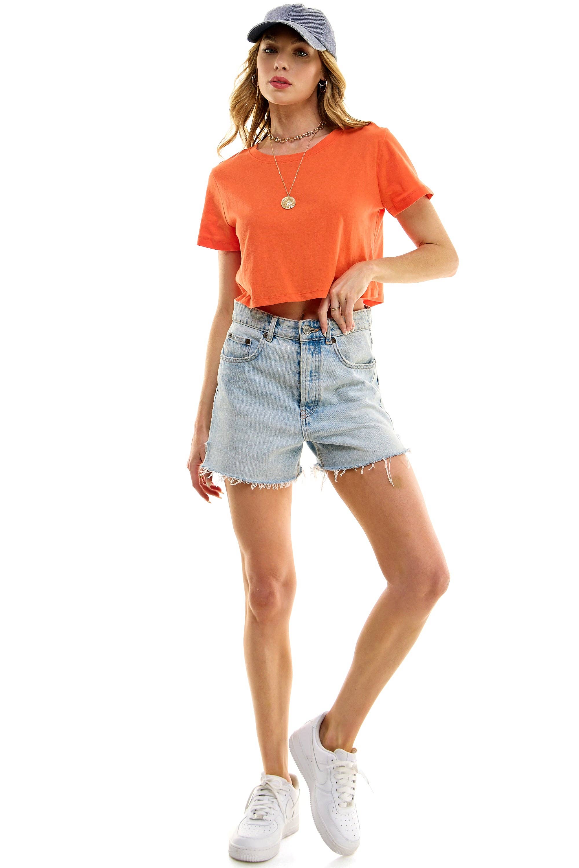 LOVING PEOPLE - Wholesale T-Shirt - Women's - Premium Cotton Crop Tees122