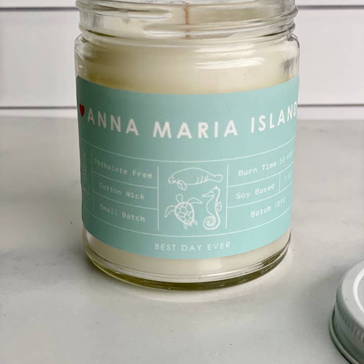 Rambling Caravan - Wholesale Jar/Filled Candle - Anna Maria Island, FL Candle8
