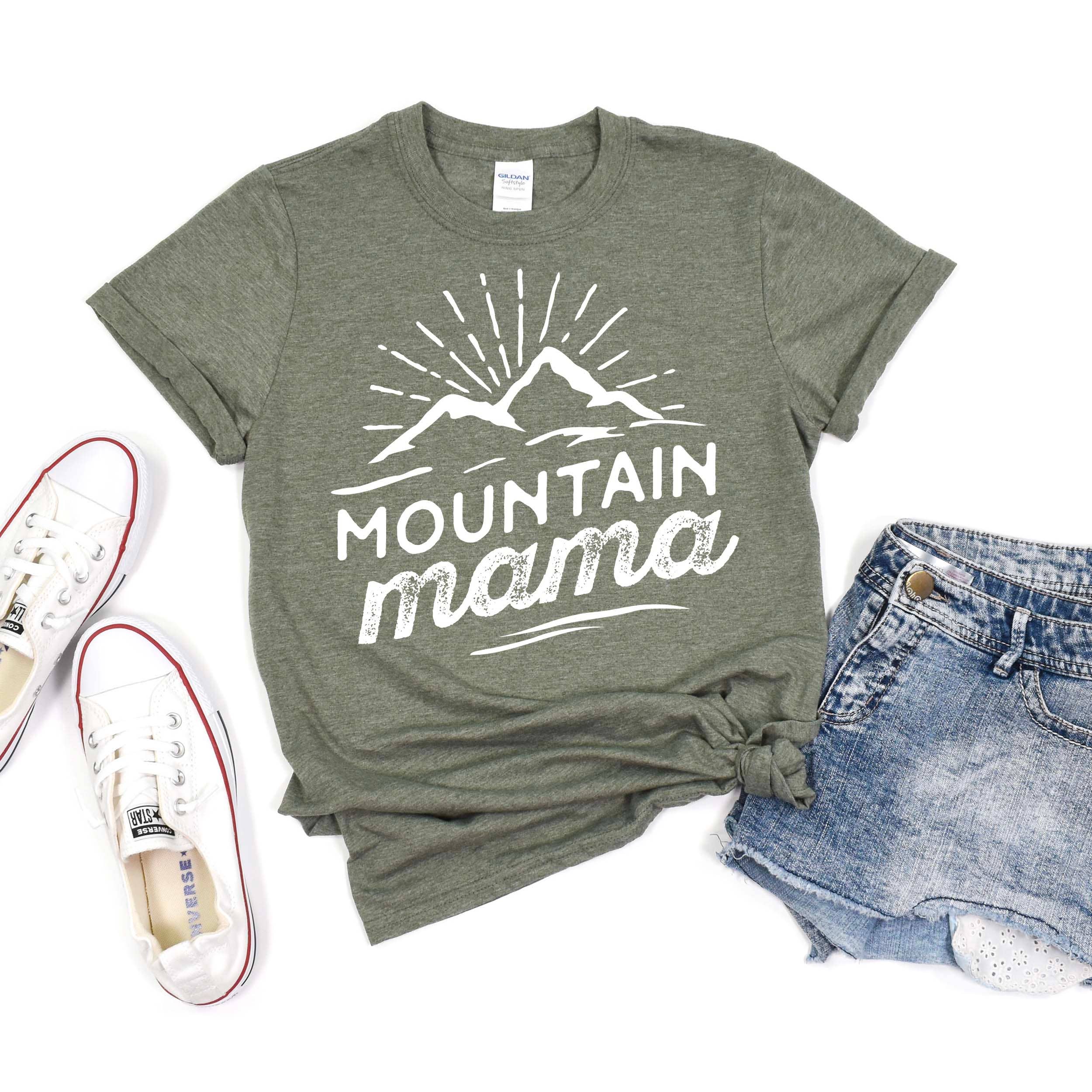 Sentinel Supply - Wholesale Screen Printed T-Shirt - Women's - Mountain Mama T-Shirt, Ladies Nature Tee4