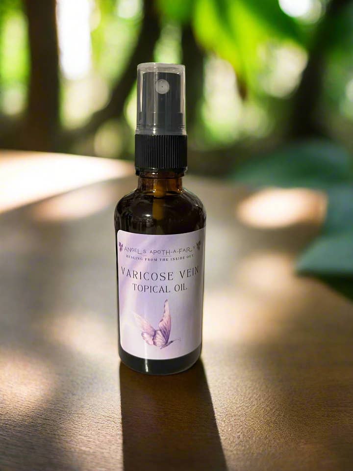 Varicose Vein Topical Oil for wholesale by Angels Apoth-a-fairy