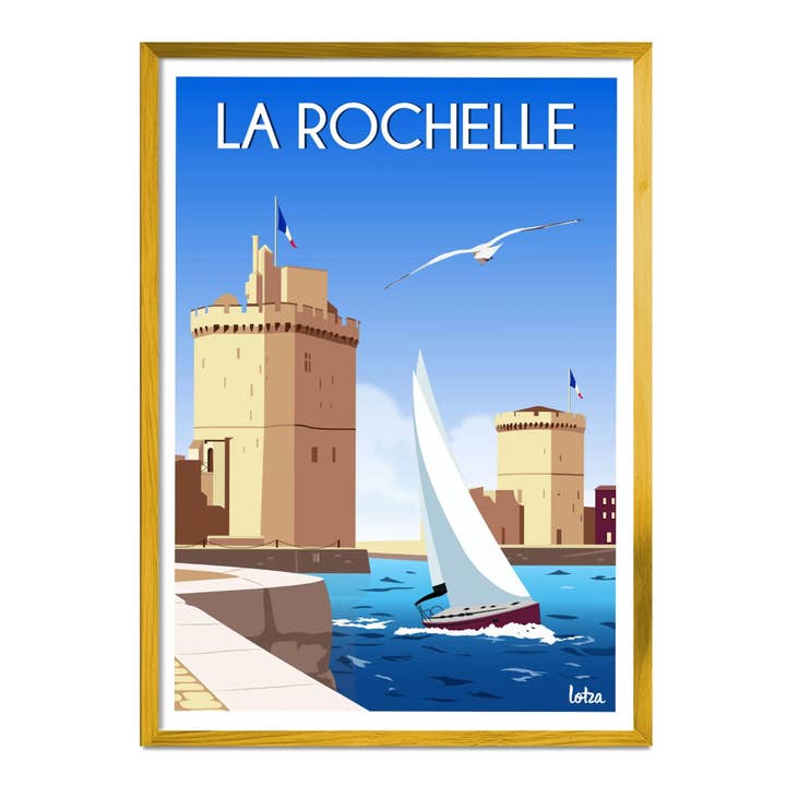 La Rochelle Poster - The Two Towers for wholesale by Lotza