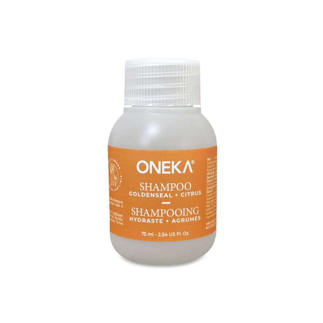 Oneka Canada - Wholesale Hair shampoo - Goldenseal and Citrus Shampoo Travel/Trial Size