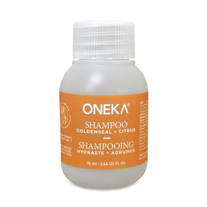 Oneka Canada - Wholesale Hair shampoo - Goldenseal and Citrus Shampoo Travel/Trial Size0