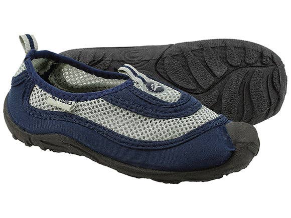 CUDAS - Wholesale Water Shoes - Kids - Flatwater Kids Water Shoes - Navy Grey2