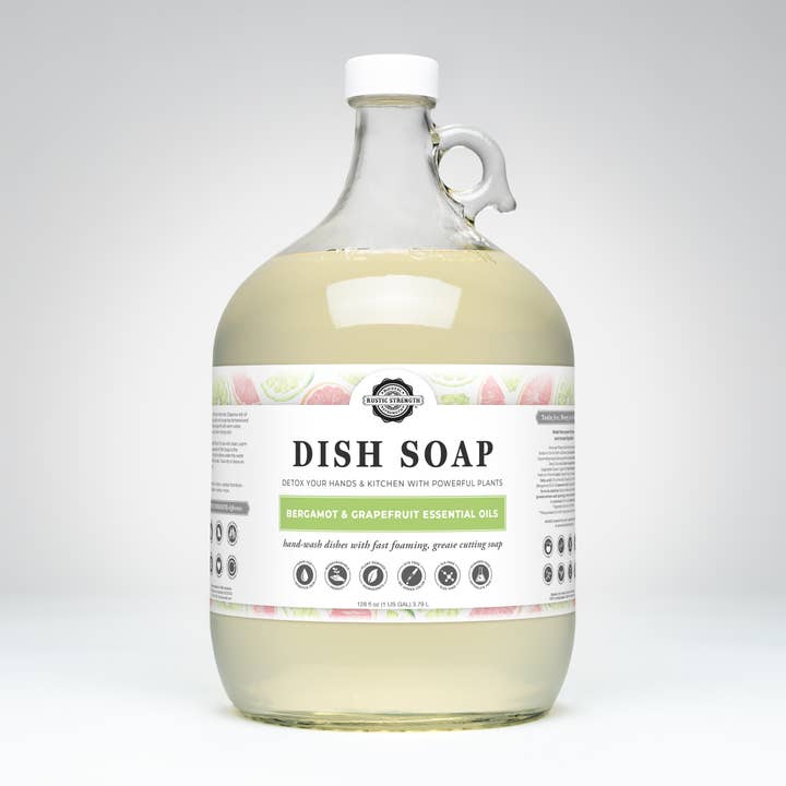 Rustic Strength - Wholesale Dish Soap - Dish Soap | Sulfate Free - Soft on Skin | Powerful Cleaner