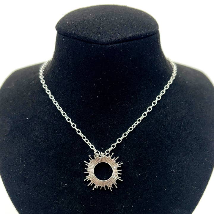 Celestial Sunburst Ring of O Day Collar - Discreet BDSM Day for wholesale by Restrained Grace