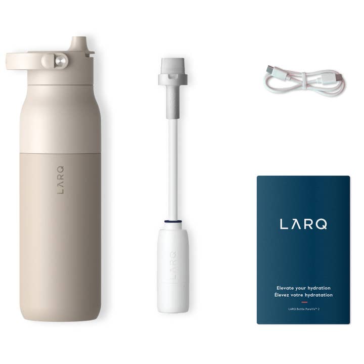 LARQ - Wholesale Water Bottle - LARQ PureVis2 34oz - Smart Water Bottle - Mojave Dune5