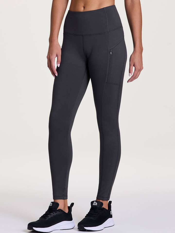 RBX Active - Wholesale Athletic/Lounge Leggings - Women's - Fleece Lined Zip Pocket Legging