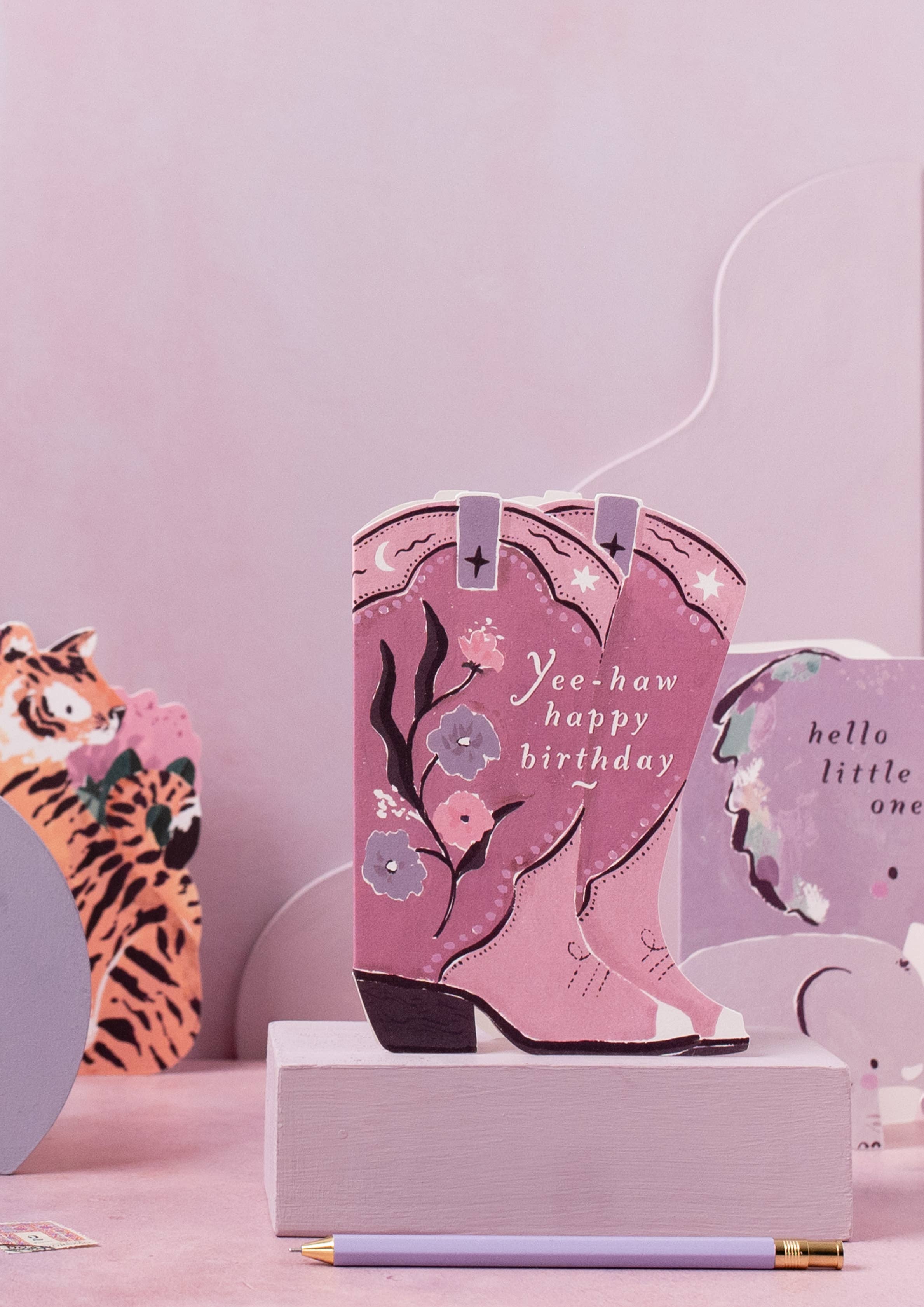 Sister Paper Co. - Wholesale Birthday Card - Cowboy Boots Birthday Card | Cowgirl Birthday Card | Western1