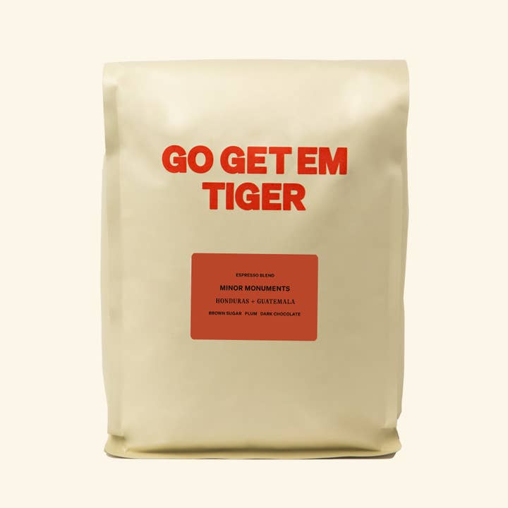 Go Get Em Tiger - Wholesale Coffee Beans - Minor Monuments - Espresso Roast1