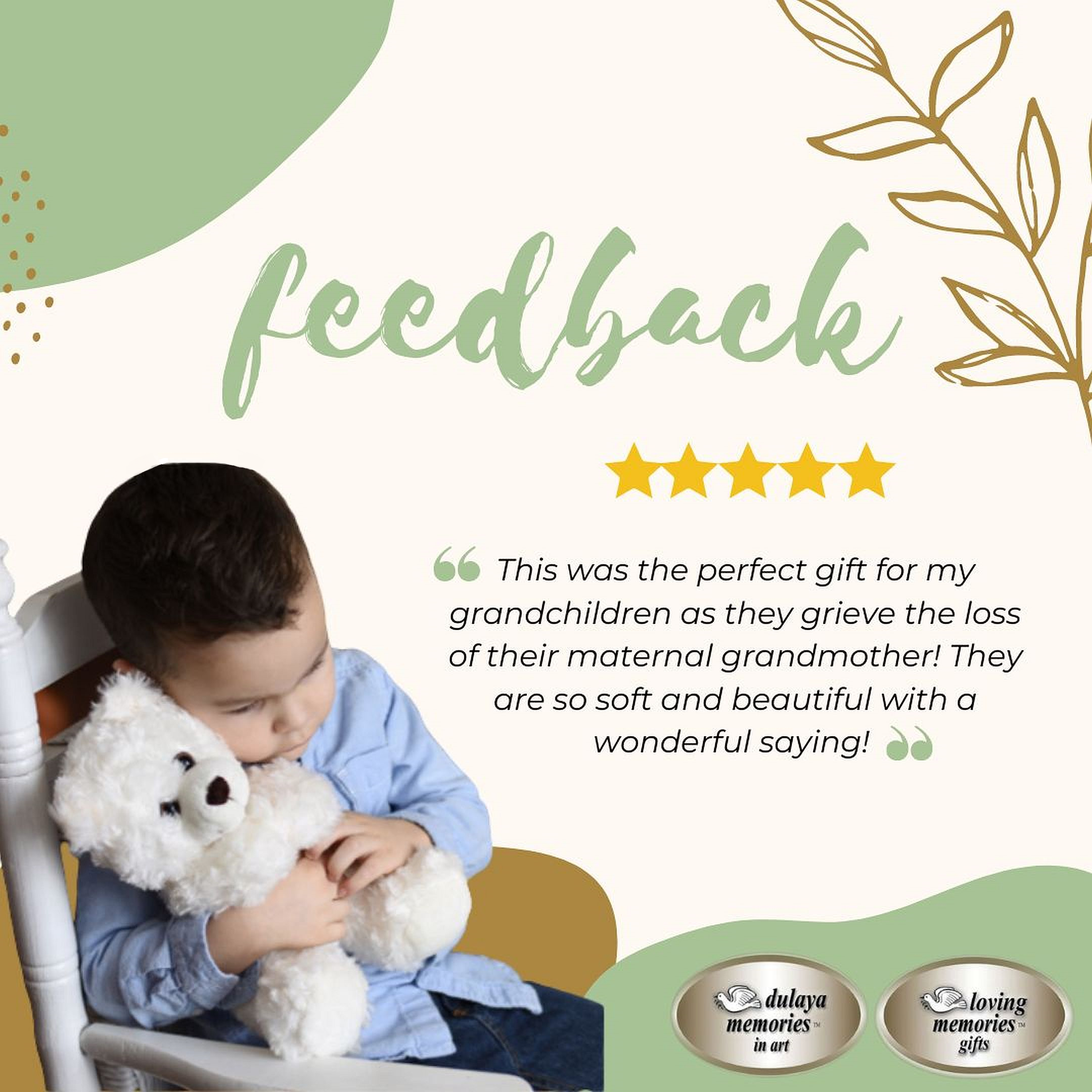 Loving Memories Gifts - Wholesale Stuffed/Plush Toy - Kids & Baby - Angel Bear Stuffed Animal for Grieving Child1