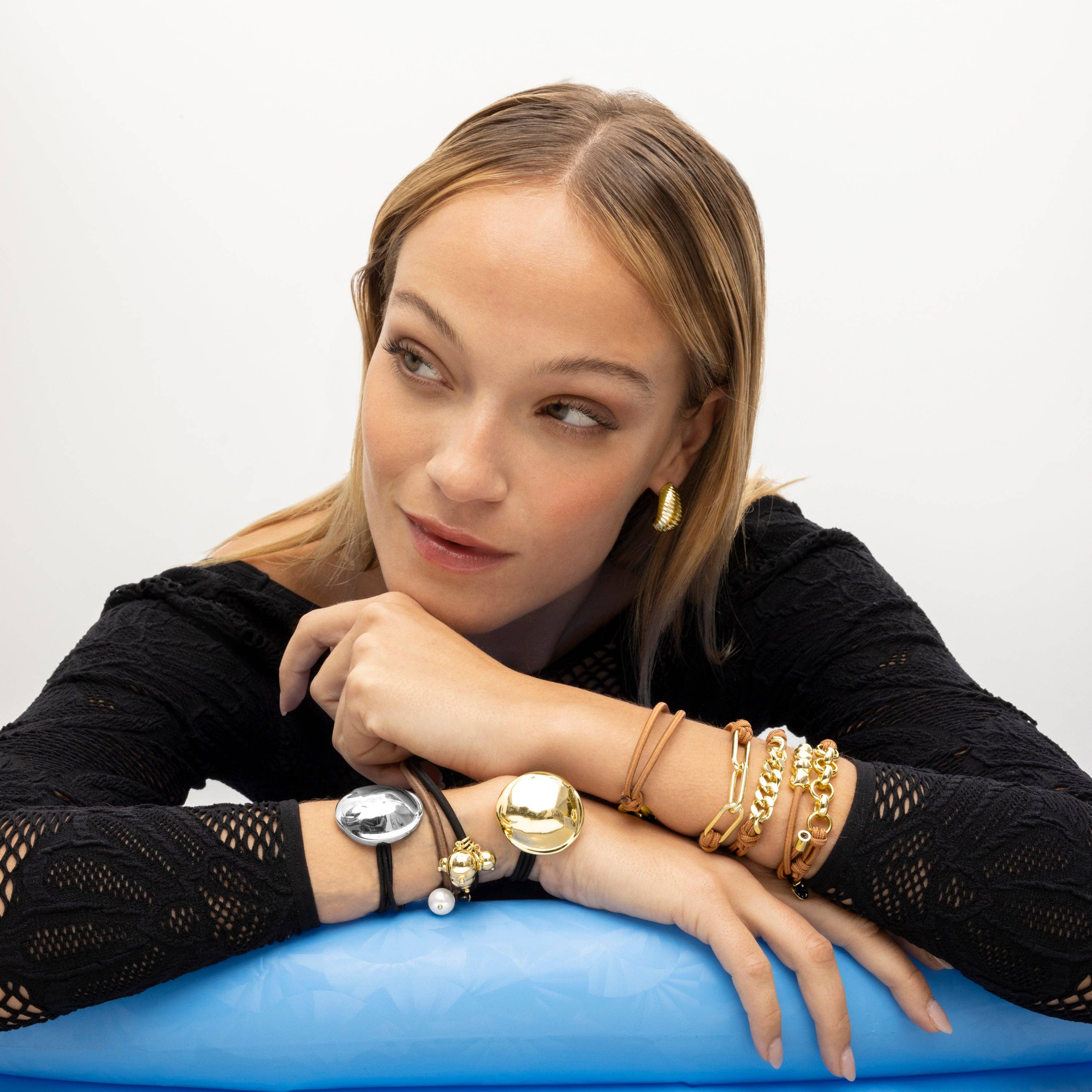 Luxenter - Wholesale Choker/Collar - Coletero de Perla Blanca acabado en oro amarillo de 18k - Diarane2