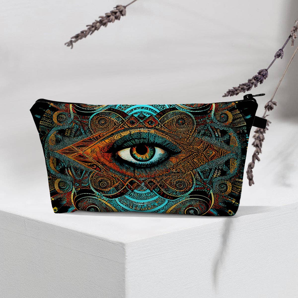 pinkblu02 - Wholesale Make-up tas/toilettas - Damesmode Boze Oog Draagbare Cosmetica Tas15