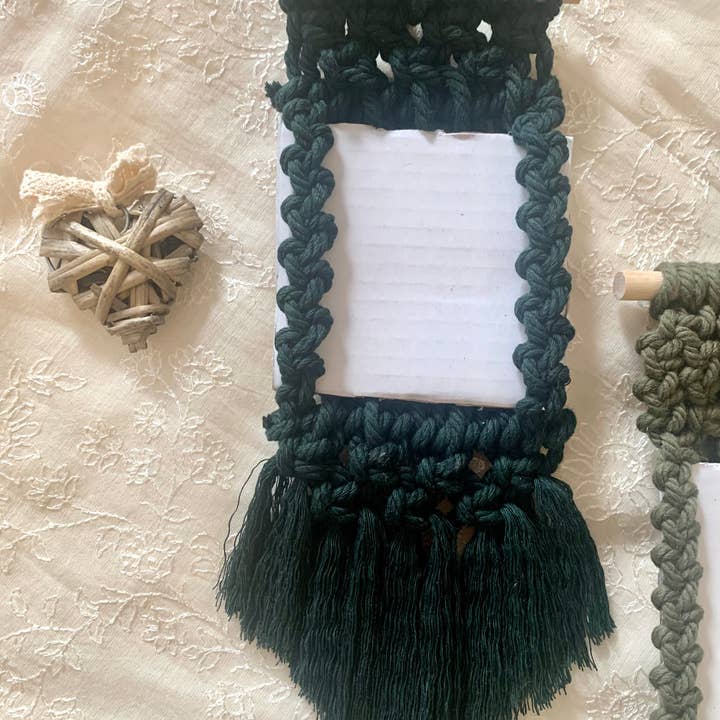 Knotting Studio – Engroshandel Billedramme – Macrame Fotoramme Bøjle/Valentine gave/Indretning af hjemmet1