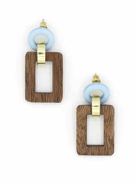 Modern Connection Earrings for wholesale by Fair Anita