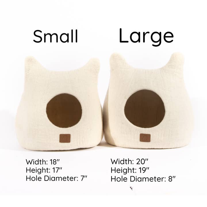 Fuzzy cove - Wholesale Pet Cave - Cat/Dog - Whimsical Cat Ear Cave Bed - Night Black6