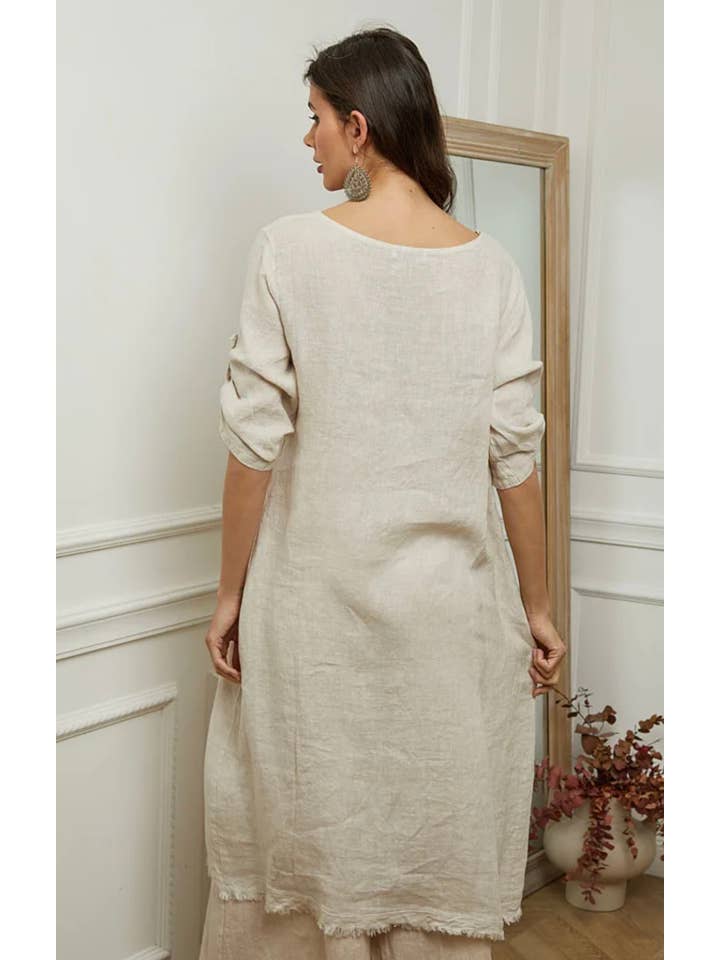 LÉA & LUC – Engroshandel Kjole - Dame – 100% hør kjole REF. 724811