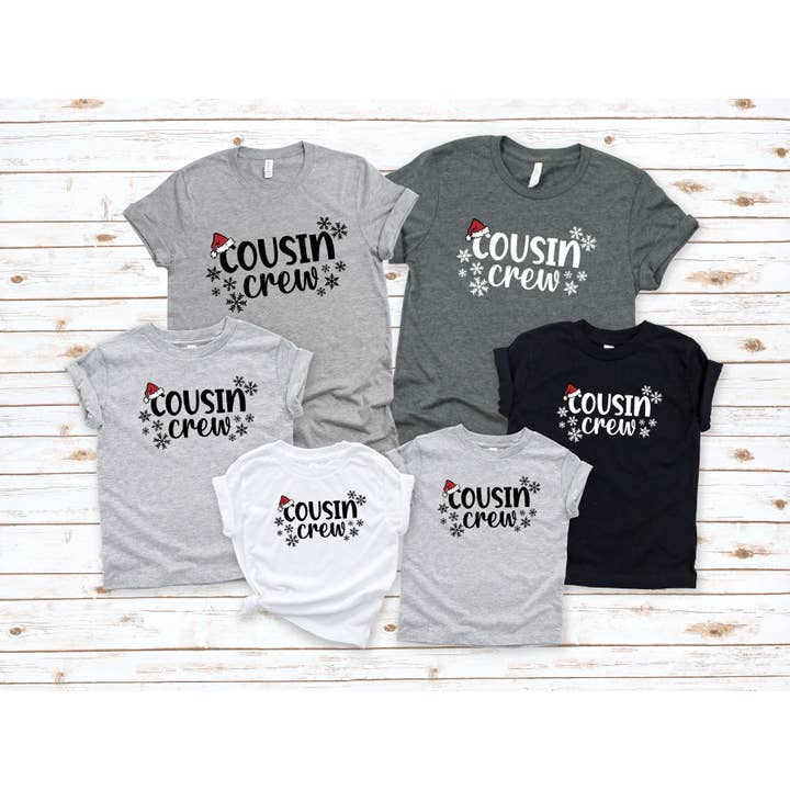 Custom T Story – wholesale T-shirt med logga - Dam – Kusin besättningen skjorta, familj matchande jul tröja