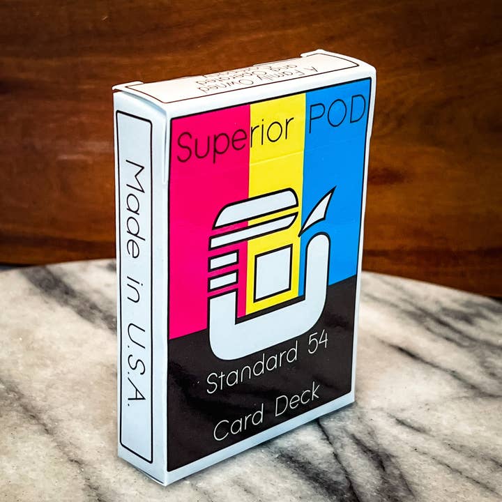 Superior Print on Demand – wholesale Spelkort – CMYK Traditionella Spelkort, Standard Kortlek