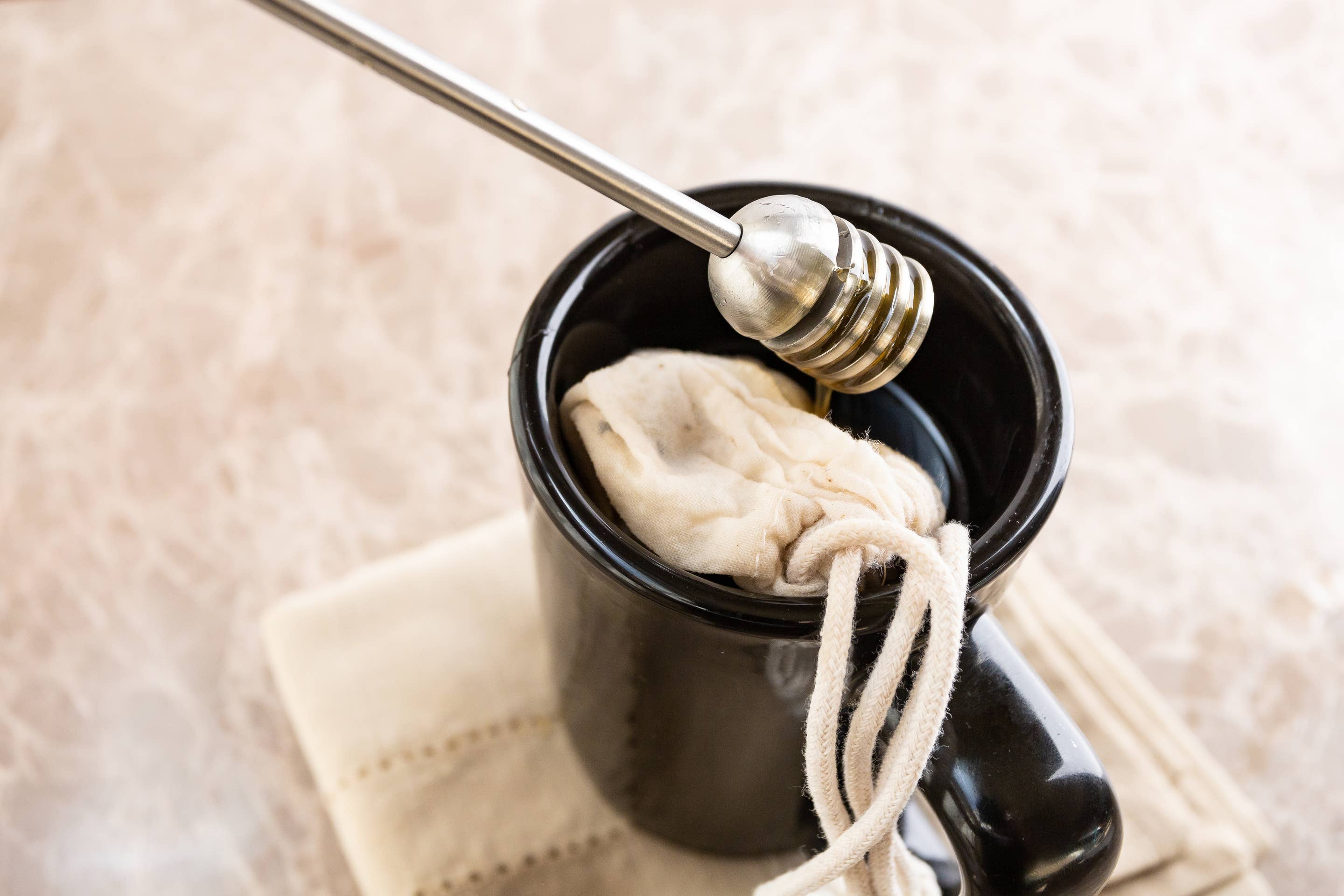 Fox Run Brands - Wholesale Honey Dipper - Fox Run Stainless Steel Honey Dipper, 6.5"6