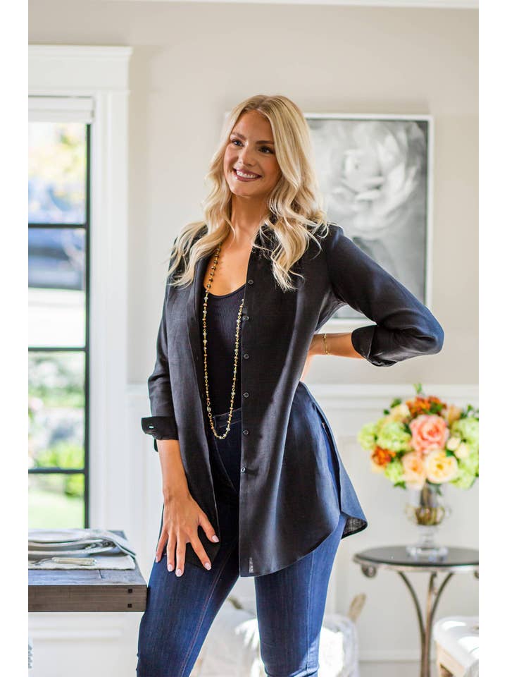 Arte Italica & Crown Linen Designs - Wholesale Tunic - Women's - Christina Linen Tunic - New Colors3