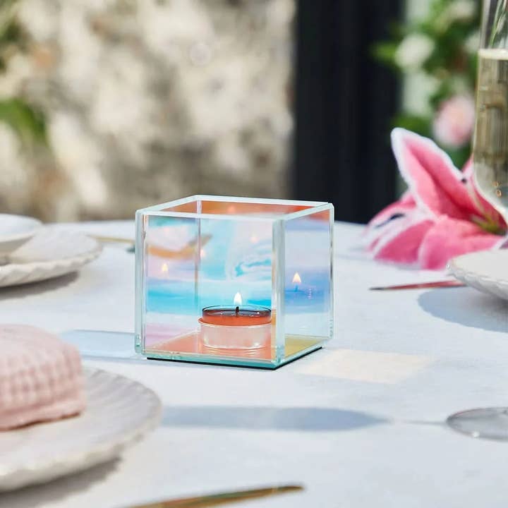 Glow Collection - Wholesale Candle holder - Infinite Reflections Square Tealight Holder2