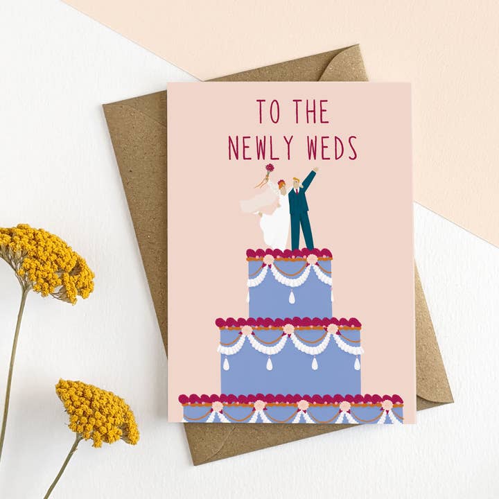 Elsa Rose Frere – wholesale Wedding card – Illustrated Wedding Card