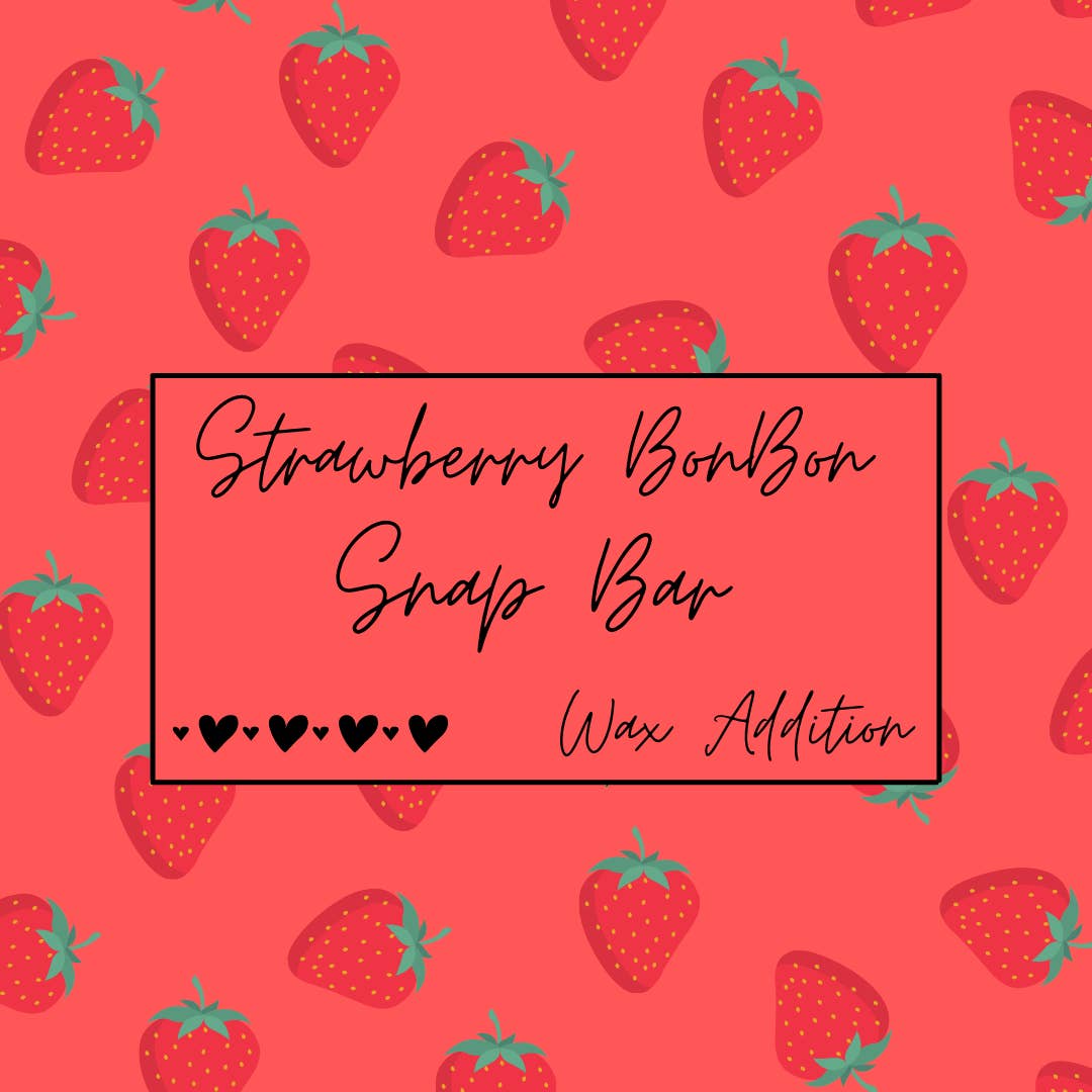 Beauty And Brainss - Wholesale Wax Melt - Strawberry BonBon Snap Bar