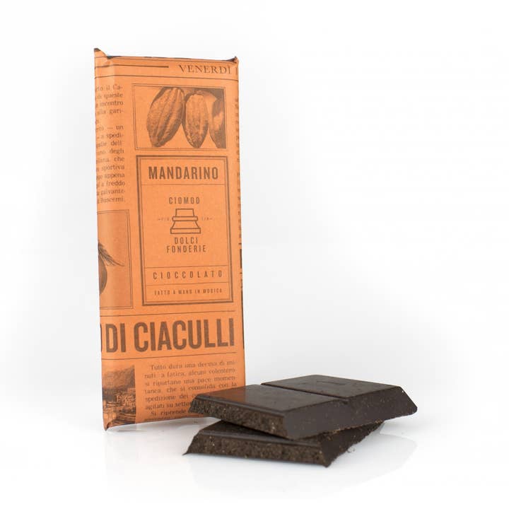 Chocolate of Modica I.G.P Late Mandarin by Ciaculli - Ciomod for wholesale by Emporio Sicilia