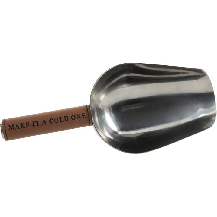 Cold One - PU Leather & Stainless Steel Ice Scoop for wholesale by Pavilion