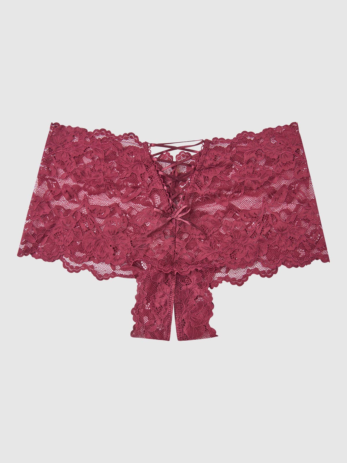 House of Desire - Wholesale Underwear - Women's - BELLA LACE CROTCHLESS CHEEKY30