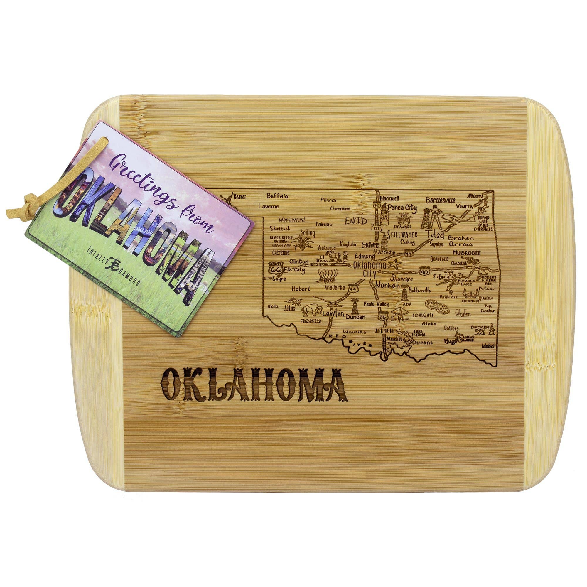 Totally Bamboo - Wholesale Cutting Board - A Slice of Life Oklahoma Cutting & Charcuterie Board1
