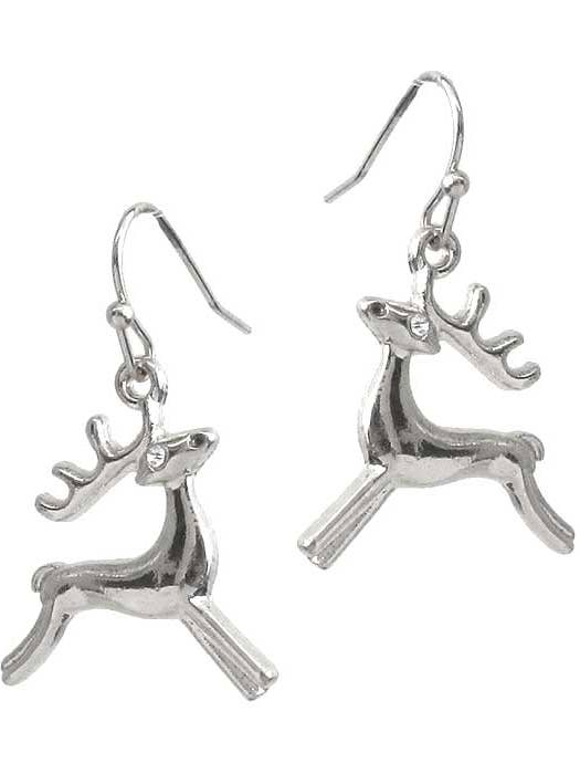 ( H808 ) CHRISTMAS REINDEER EARRING for wholesale by Jewelry Max